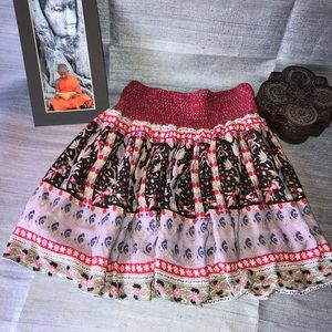 Ethnic Bohemian Mini Skirt